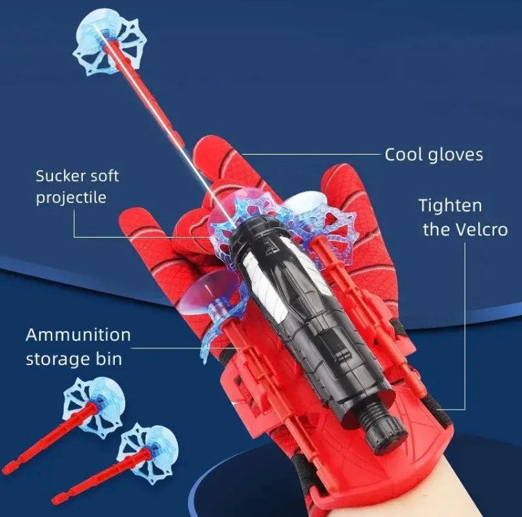 Avengers Figure Spider Man Glove Toy, Spider Man Silk Web Launcher Recoverable Wristband, Marvel Spider Man Toy Avengers Figure Spider Man Glove Toy, Spider Man Silk Web Launcher Recoverable Wristband, Marvel Spider Man Toy